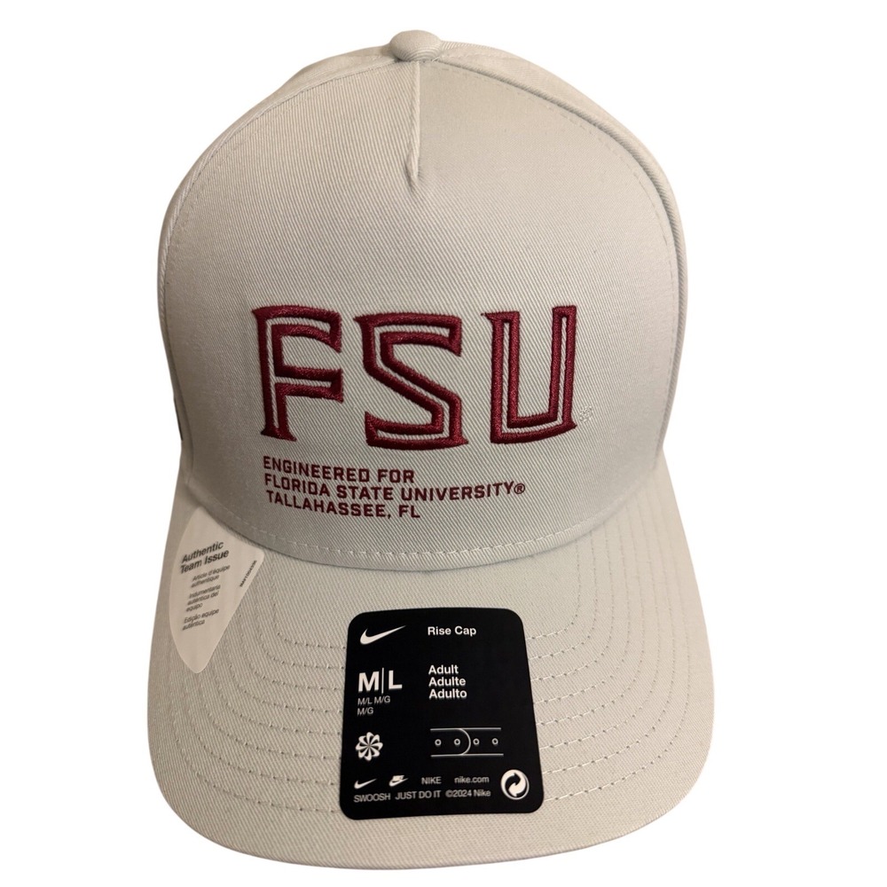 NEW Nike Florida‎ State Seminoles On Field NCAA Club Cap Adjustable Hat Sz M/L
